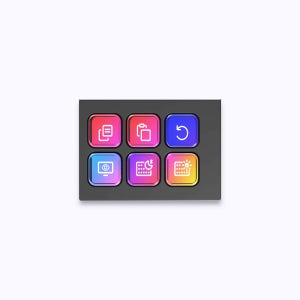 엘가토 Stream Deck Module 6 스트림덱 모듈 6버튼 매크로 커스터마이징 버튼