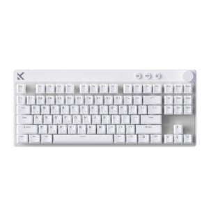 프리플로우 MCHOSE MIX87 레피드트리거 자석축 게이밍 키보드 화이트, 아폴로 축 256K