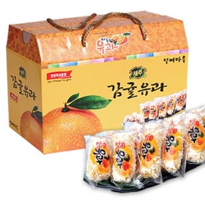 제주감귤 유과 개별포장 한과 설날 추석 명절 어버이날 선물 1.2kg, 1개