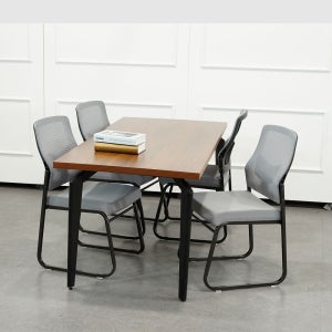 (PO) 퍼주퍼주몰 사무실 회의용 팔걸이 의자 사계절 편안한 의자