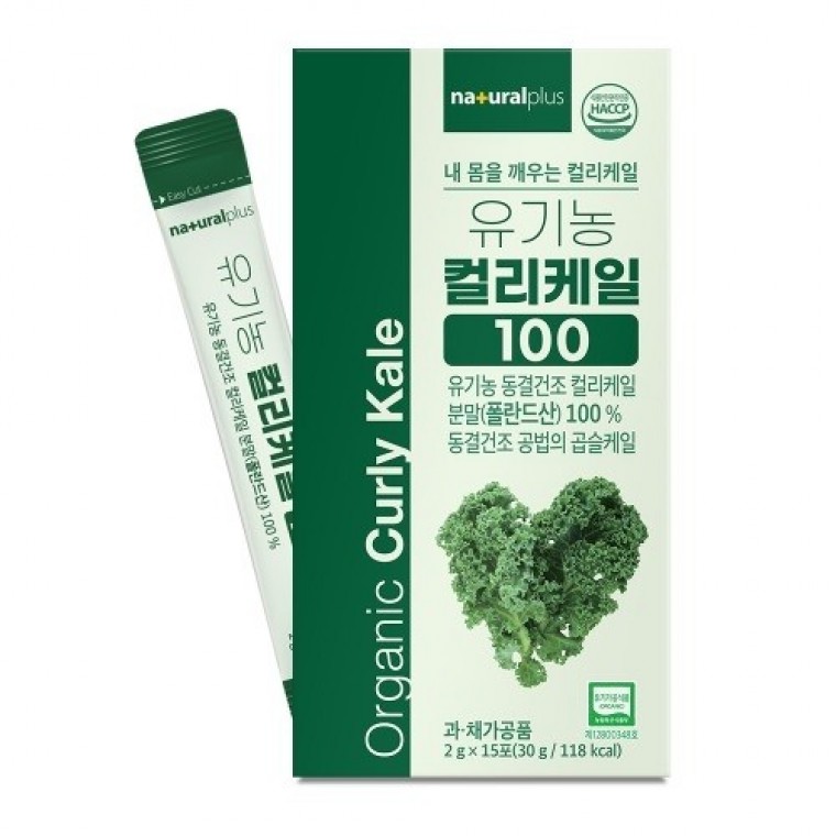 <b>내츄럴플러스</b> 유기농 컬리케일100 2g x 15포