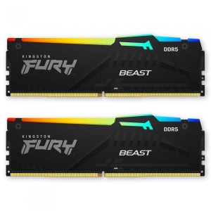 킹스톤 FURY DDR5-6000 CL30 Beast RGB 블랙 패키지 코잇 (32GB(16Gx2))