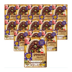 오뚜기 오즈키친 갈릭비프짜장 180g 14개