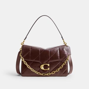 [코치][공식] 체인 태비 숄더 백 35 위드 퀼팅 CAF53 B4MPL