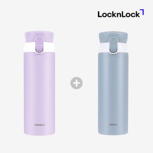 1+1 락앤락 슬림핏 원터치 텀블러 스텐 보온 보냉 물병