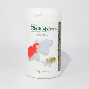 라라아쿠아 프리미엄 금붕어 사료 440g/1L(부상형) 금붕어 밥 먹이 물고기 수족관 어항