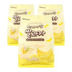 개별포장 바나나맛 쌀과자 대용량 210g x3개