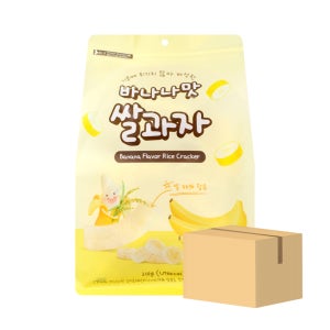 개별포장 바나나맛 쌀과자 대용량 210g x16개 1박스