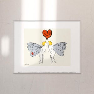 [아티쉬] 액자 / I love you so, c. 1958(천사), 앤디 워홀(Andy Warhol)