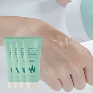 로로스키니 릴렉사 알로에 수딩젤 민감피부 진정 보습 탄력 쿨링 젤 200ml, 4개