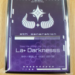 2중/코미케 카드 슬리브 홀로라이브 - 괄목하라 라플라스 다크니스 엠블럼 (60매 67 X 92mm)