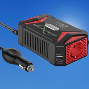 카니발 220V 12볼트 자동차 차량용 파워인버터, DC12V를 AC220V로, 300W