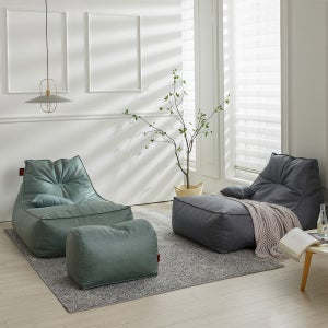 보니타 빈백 초대형 세인트 BS808 비건레더 빈백소파