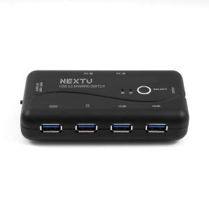 KM스위치 지원 USB 3.0 2대4 수동 선택기 NEXT-3506PST