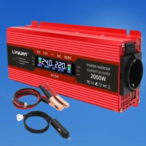 카니발 220V 24볼트 자동차 차량용 파워인버터, DC24V를 AC220V로, 2000W