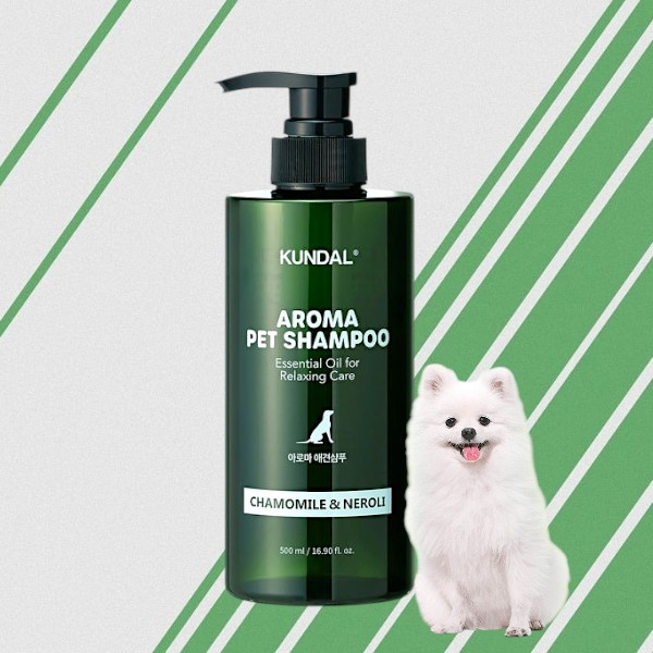 쿤달 릴렉싱 아로마 반려견 샴푸 카모마일 앤 네롤리향 500ml