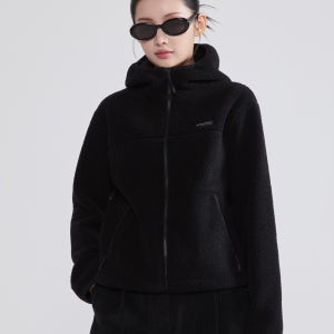 [디스커버리] 여성 테크플리스 후드 자켓 (BLACK) DWSS72056