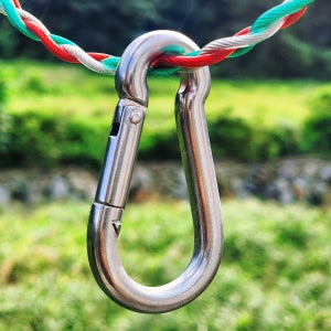 스텐 카라 비너 비나 고강도 강철 전사이즈