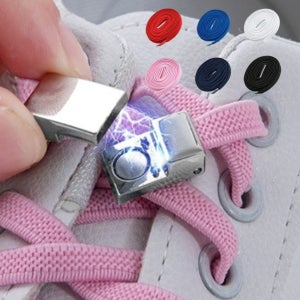 원터치 자석 버클 매듭없는 신발끈 2P 무매듭 런닝 마라톤 고정 고무줄 안풀리는 운동화 끈