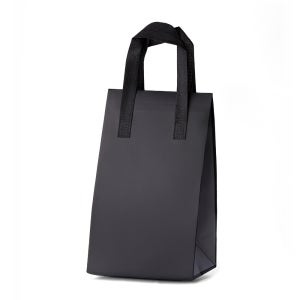 (100개) 블랙 보냉백 미니 일회용 휴대용 손잡이 맥주 은박 피크닉 보냉팩 캠핑 보온백