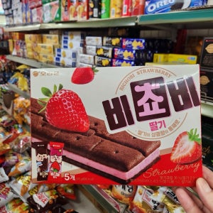 [한정판] 오리온 비쵸비 딸기맛 125g