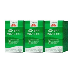[고려은단] 고려은단 식물성 알티지 오메가3 밸런스 30캡슐, 3개