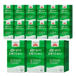 [고려은단] 고려은단 식물성 알티지 오메가3 밸런스 30캡슐, 15개