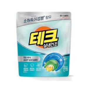 테크 실내건조 허브향 캡슐세제 50개입 1개