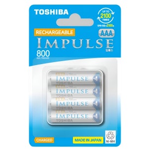 미니카 충전지 니켈 수소 밧데리 배터리 충전식 AA 건전지 4매