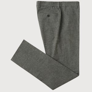 인디안웰메이드 가을 남성 브라운 조직감 허리 밴딩 바지 3 F 8219