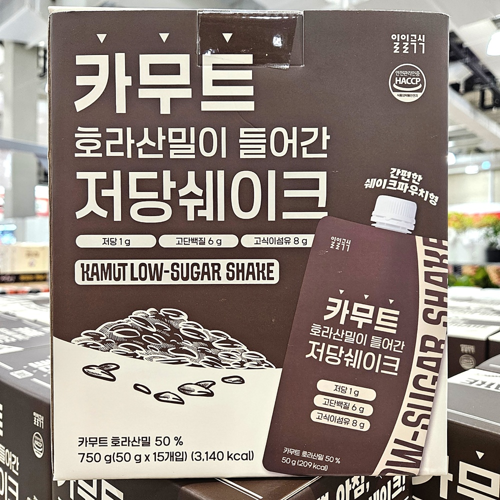 일일곡식 카무트 저당쉐이크 성분 분석