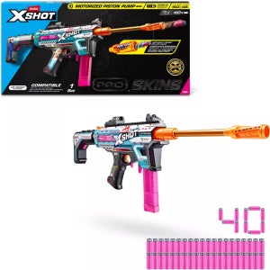 엑스샷 X-SHOT 프로 전동 피스톤 펌프 폼 다트 블래스터 볼트 다트총 장난감총