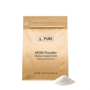 퓨어 오리지널 인그리디언츠 MSM 식이유황 파우더 454g