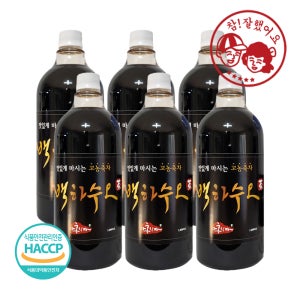 대용량 백하수오차 (6입) 액상차 원액 한국전통차 1000ml 다홍치마