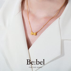순금 7.5g(2돈 두돈) 리본 목걸이 24k 디자인 보타이