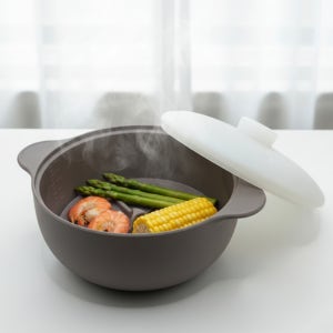 고려알파라인 국산 원형 냄비 대 1.3L + 찜기 받침 (3 color)