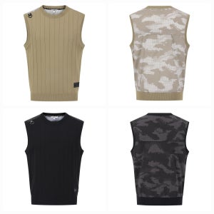 마스터바니에디션 남성 골프 니트 조끼 베스트 411E3SV202BK/BG