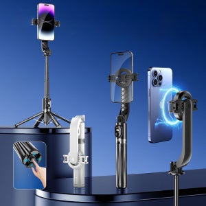 포시즌 맥세이프 셀카봉 삼각대 블루투스 충전식 리모컨