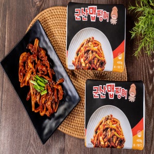어부백서 매콤한 군산 오징어 볶음 맵찡어 400g 3팩 캠핑 밀키트