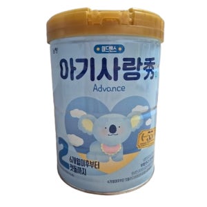 아기사랑 수 어드밴스 분유 2단계 800g 1캔