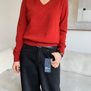 [SALE] 라운지 르바인 캐시 브이 니트