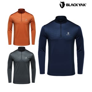 블랙야크 남성 티톤 집업티 가을 간절기 기능성 등산티 1BYTSF4002