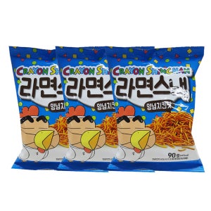 크레용신짱 짱구 라면스낵 양념치킨맛 90g 8개 이젠서진