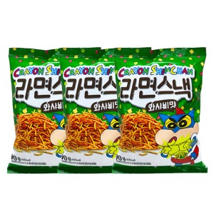 크레용신짱 짱구 라면스낵 와사비맛 90g 5개 이젠서진