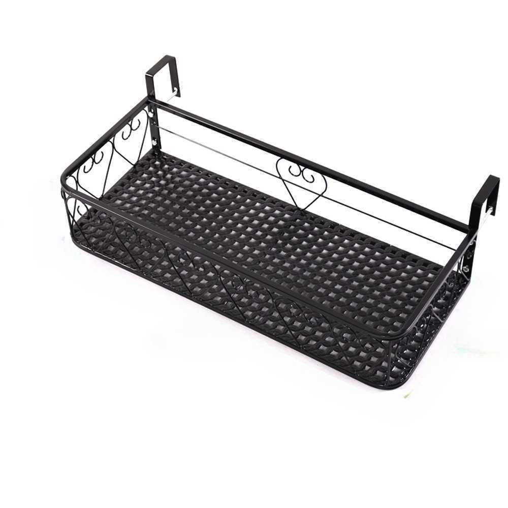 배란다 화분걸이 화분정리 발코니 창틀 난간 거치대 60x25x12CM