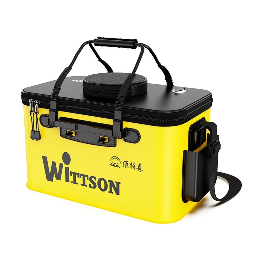 낚시통 물고기통 두레박 밑밥통 삐꾸통 낚시 접이식 블랙 A. 신사 블랙 35cm