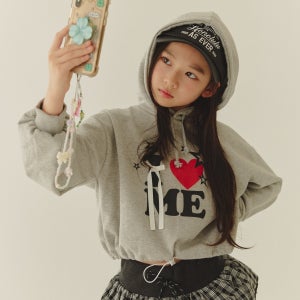 릴라 아이러브후드티 25가을 주니어의류 메란지,연노랑