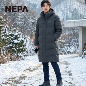 네파 남여공용 25F/W 업사이폰 고어텍스 윈드스토퍼 구스 롱다운 자켓 롱패딩
