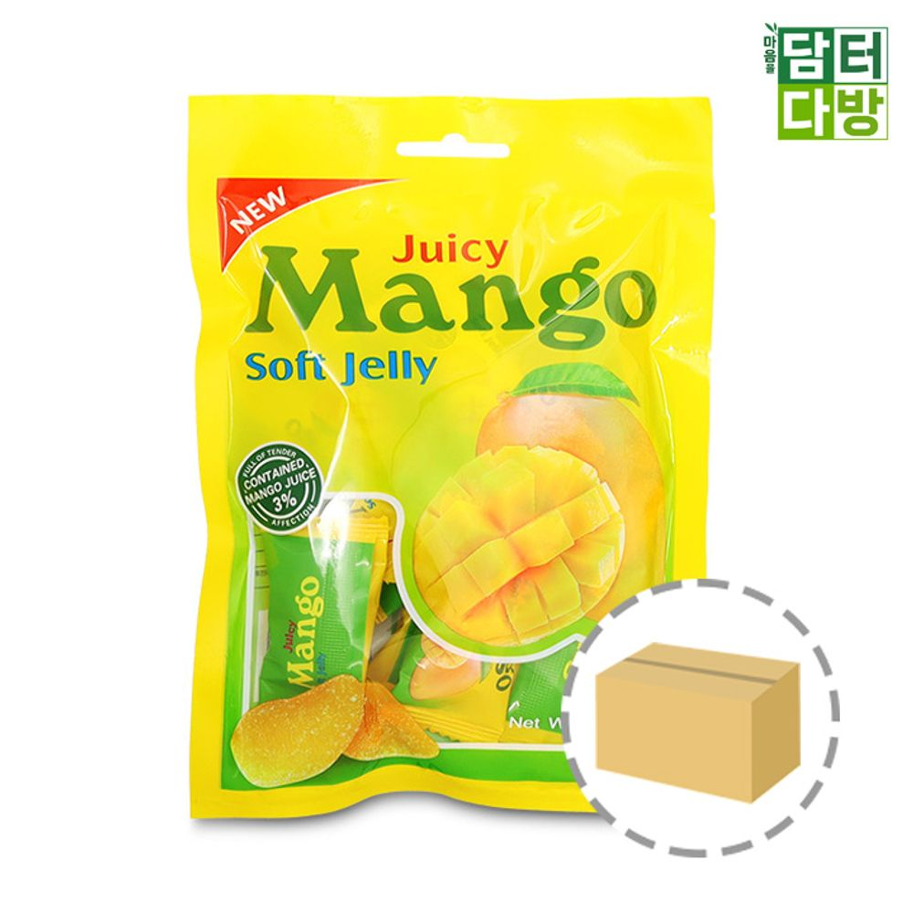 쥬시 망고 젤리 간식 100g 1BOX 24개입 달콤 <b>프루티</b> 과일