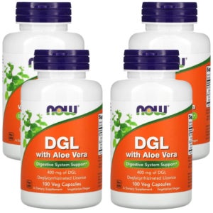 나우푸드 DGL 디지엘 감초추출물 400mg 100베지캡슐 4개